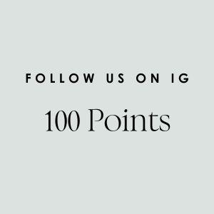 follow us on IG 100pts