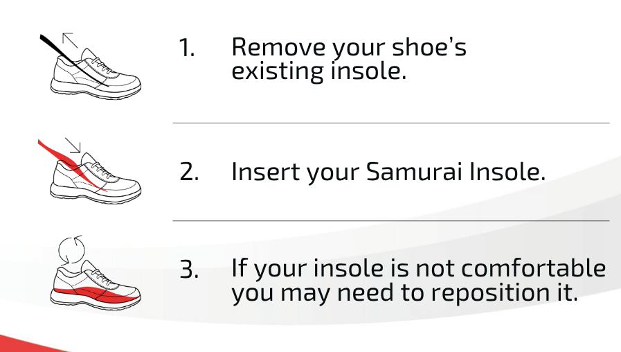samurai insoles ninjas illustration for insert