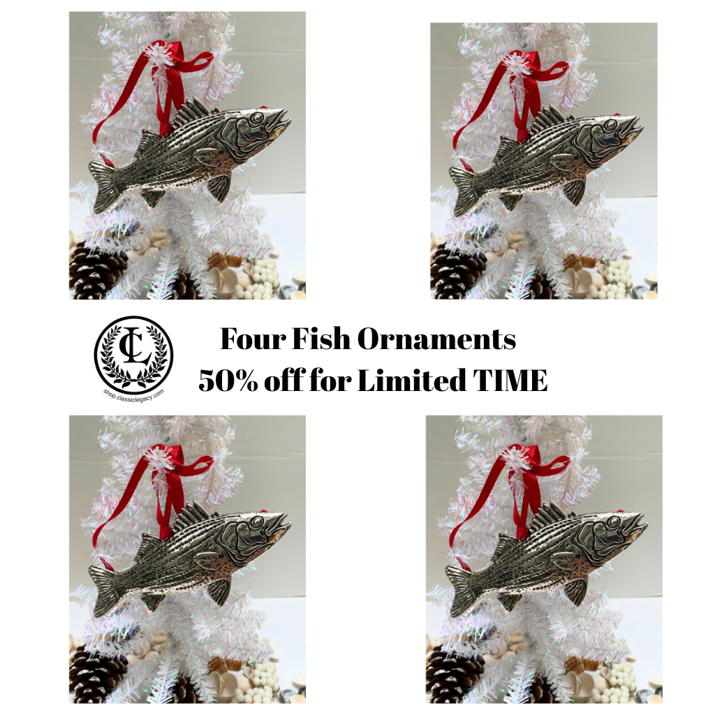 4 Duck Christmas Ornaments 50% off