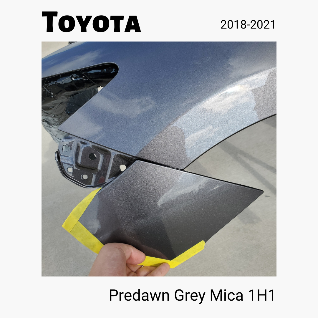 Toyota Predawn Grey Mica 1H1 - ReveMoto Custom Paint Match