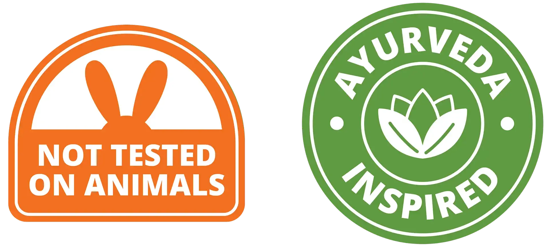 Not Tested on Animals, Vegan, 30-Day Money Back Guarantee badges 2