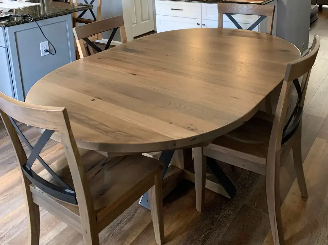 Extendable Round Dining Table