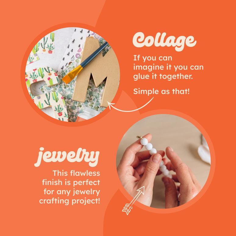 Maker's Magic 1 Craft Glue, Waterproof Sealer, Decoupage Medium and