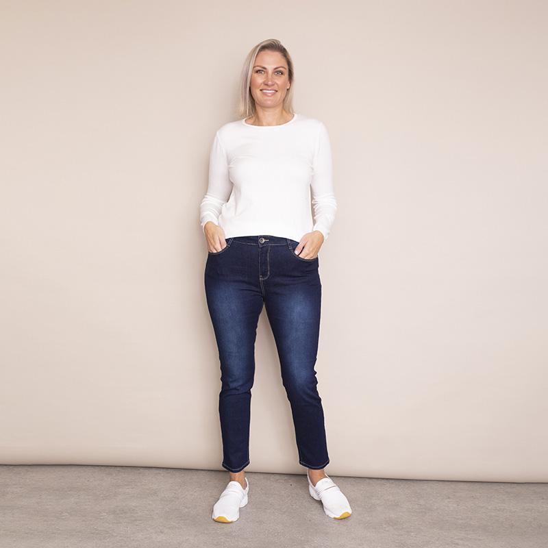 Angela Denim Trouser