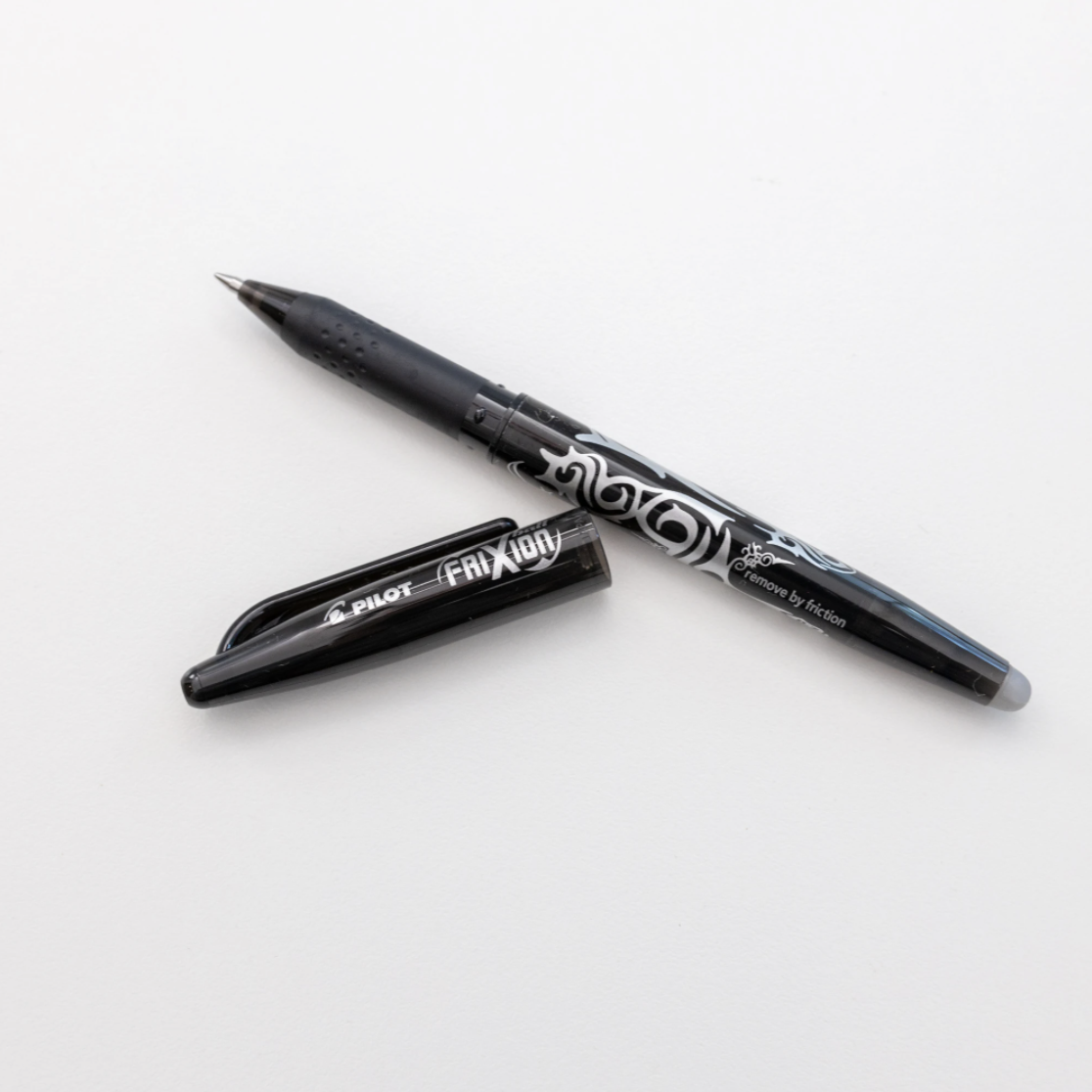 This is an image of the Pilot Frixion Pen, available for purchase at the Clever Poppy Shop.