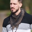 brown shemagh scarf