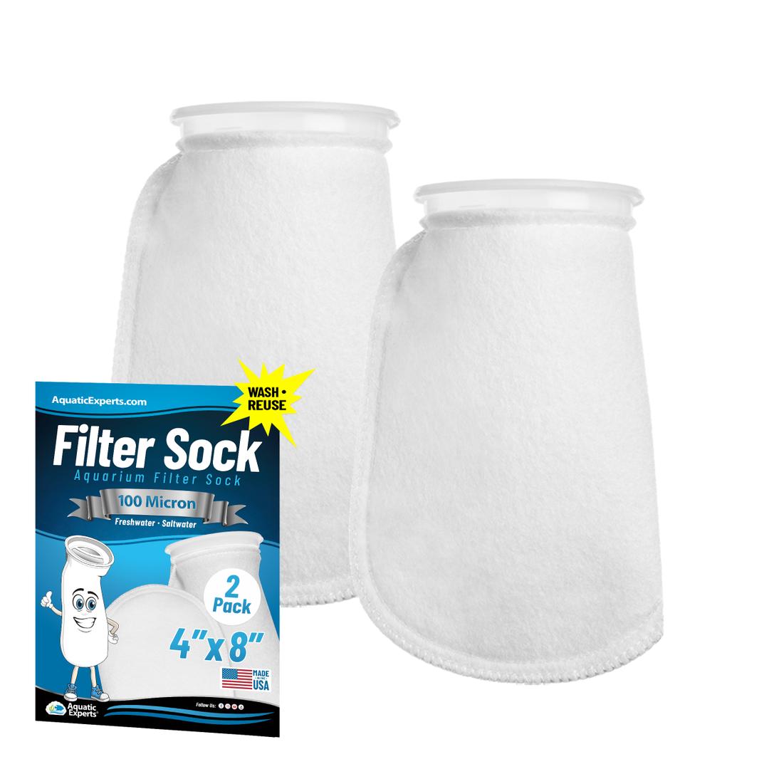 Aquatic Experts 4 inch 100 micron filter socks