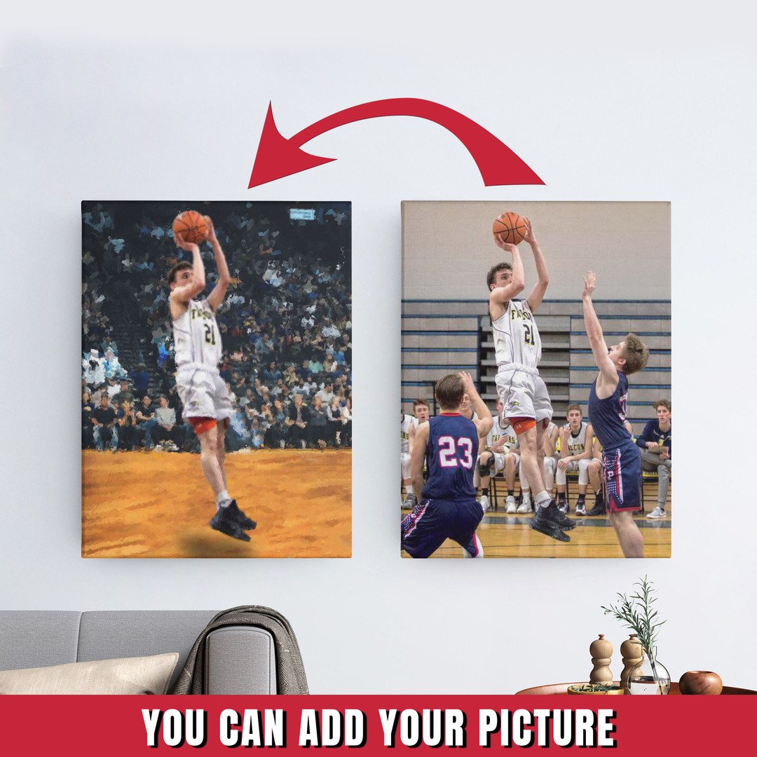 Personalized Sports Canvas Painting