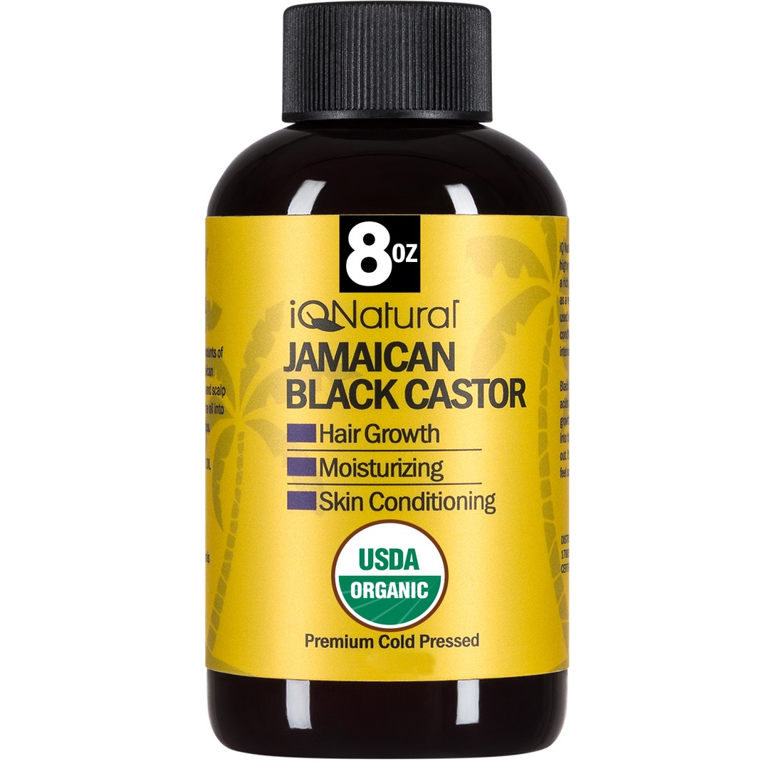 Jamaican Black Castor Oil Usda Certified Organic Made In The Usa Iq Natural