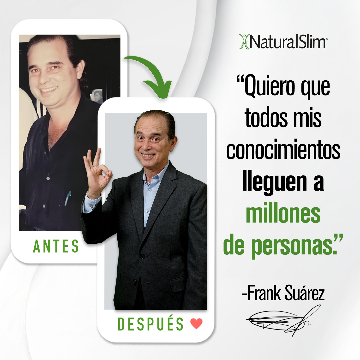 La historia del especialista Frank Suárez – NaturalSlim USA