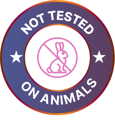 Not tested on animals