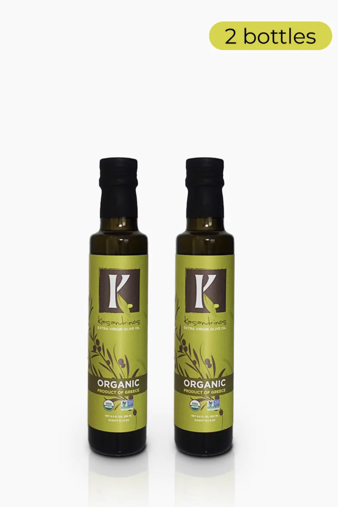 Organic Extra Virgin Olive Oil Glass Bottle  500ml