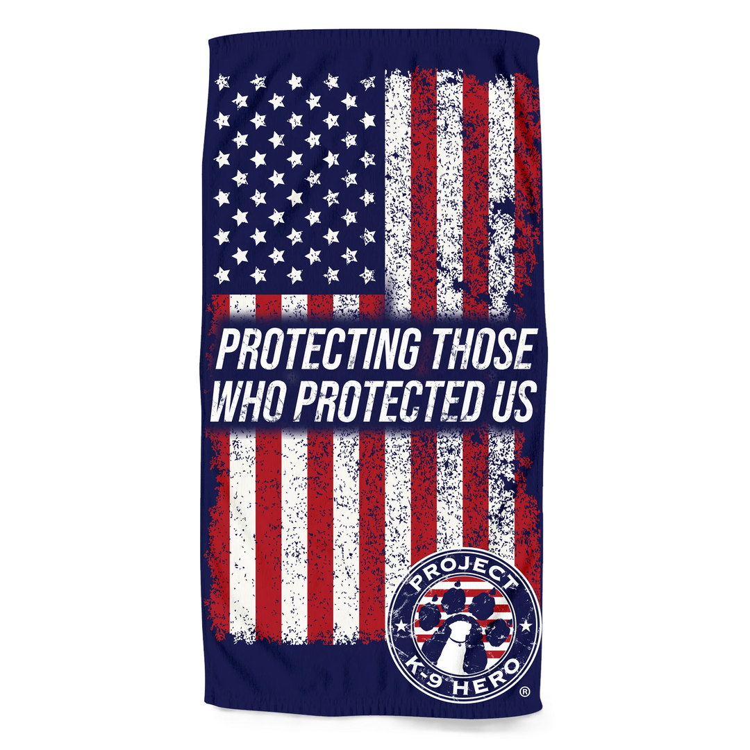 American Flag Quick-Dry Beach Towel