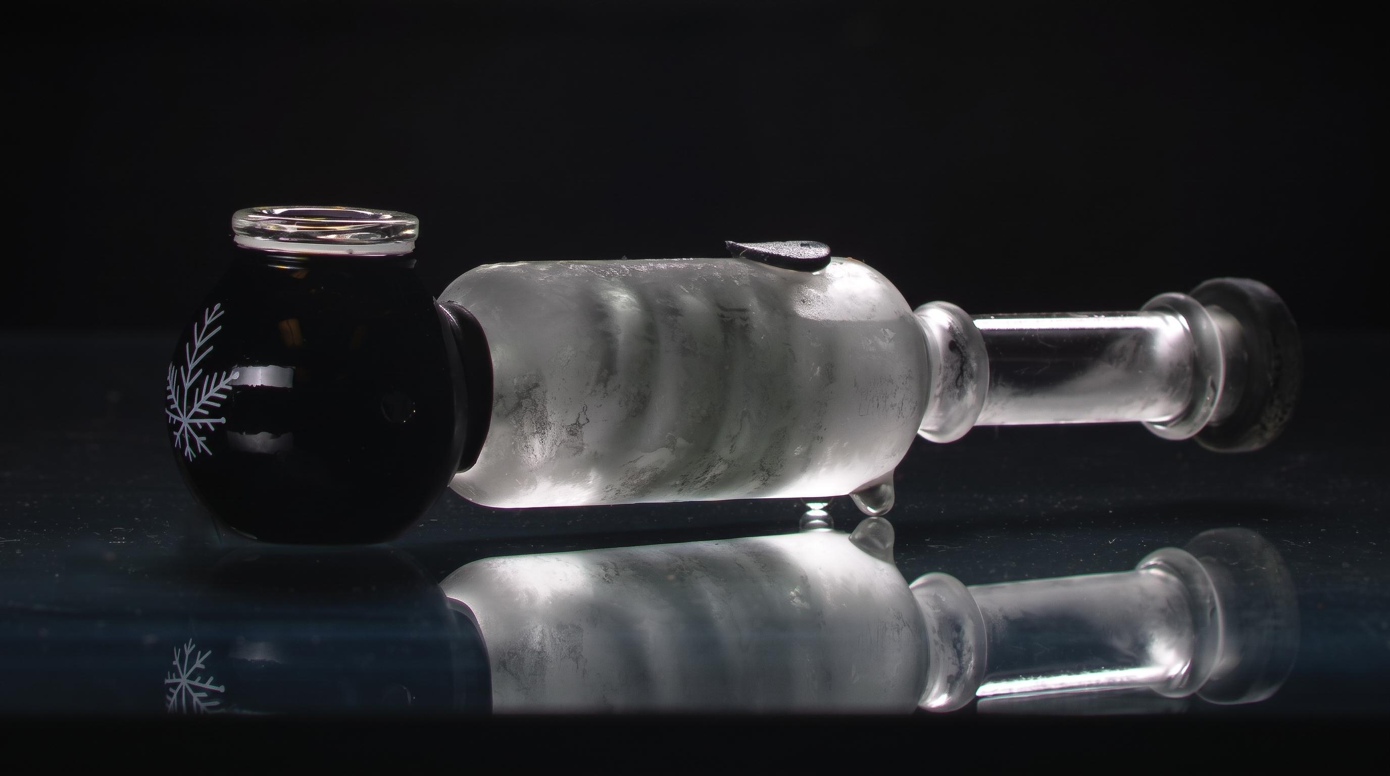 freeze pipe spiral frozen
