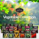 Vegetable Seed Collection - 15 heirloom vegetable seeds