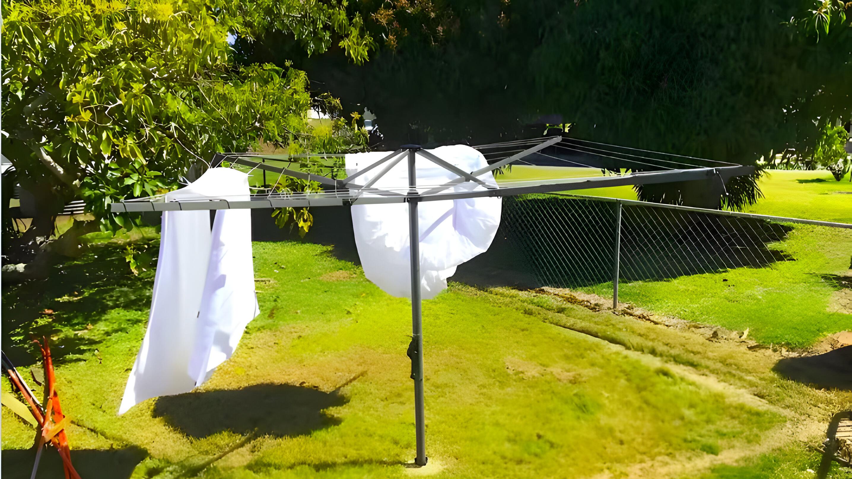 Rotary Clothesline Options Benefits of Fresh Air Drying with Rotary Clotheslines