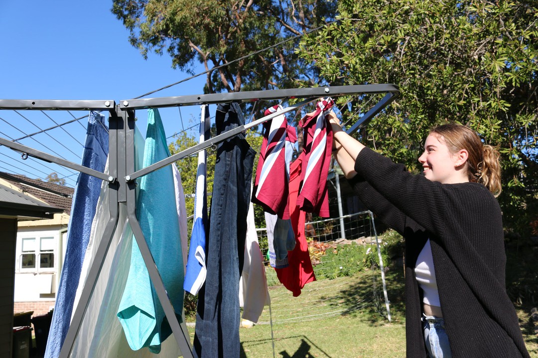 Sunchaser Mobile High Capacity Portable Clothesline Recommendation in Hawkesbury Sydney