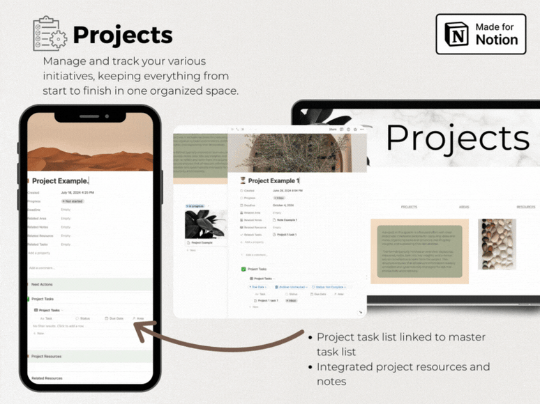 Second Brain Notion Template - Notion Dashboard + All-In-One Life Orga ...