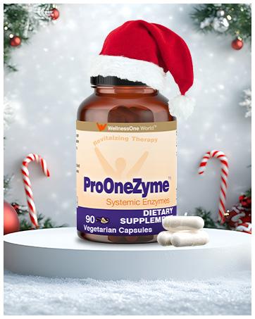 ProOneZyme Proteolytic Systemic Enzymes with Nattokinase and Seaprose - 90 Capsules - Dietary Supplement