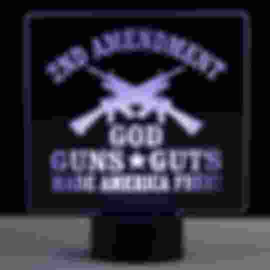God Guns Guts LED Sign