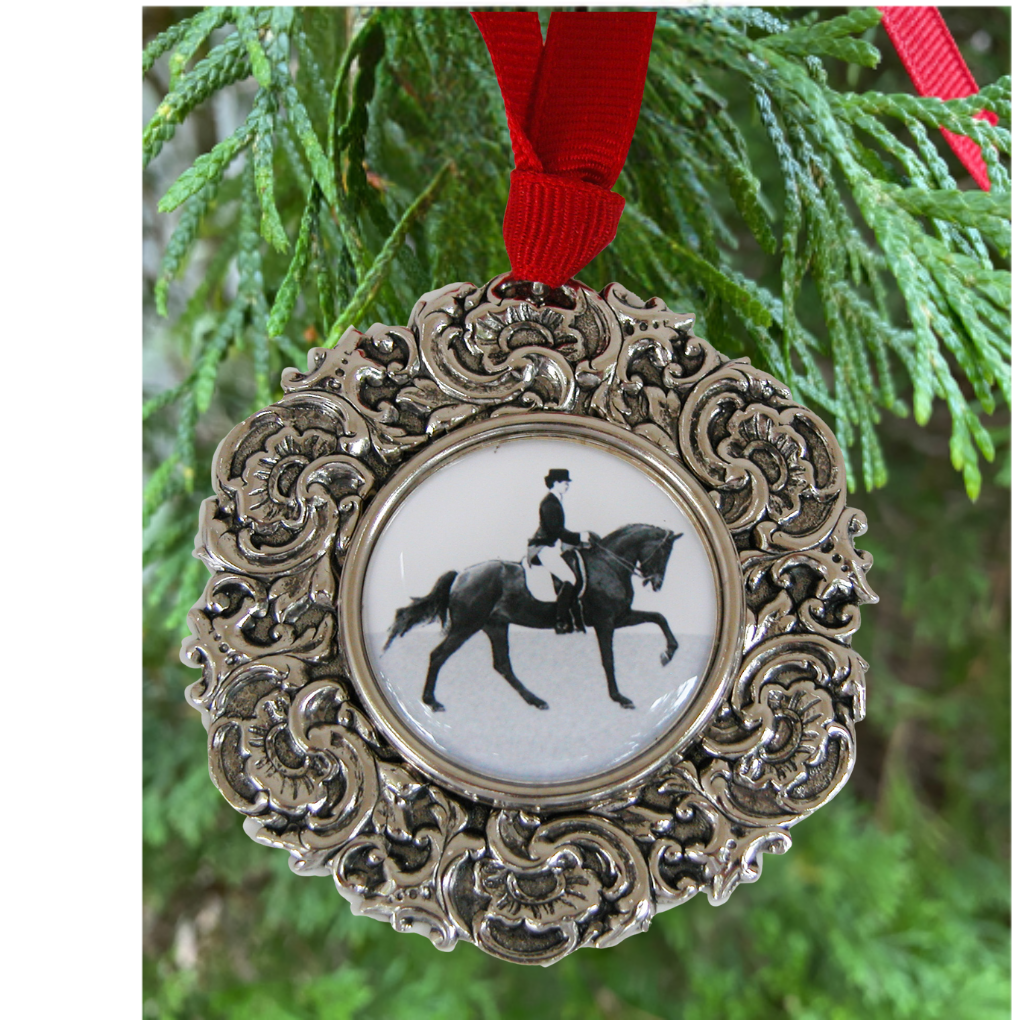 Dressage Christmas Ornament