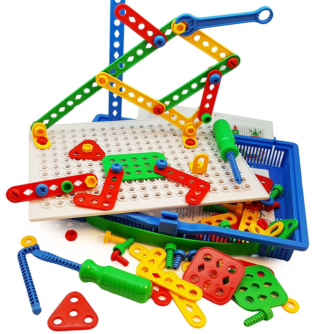 Best Construction Building Toys For Preschoolers Toddlers By Skoolzy Complete Construction Building Toys Tool Kit