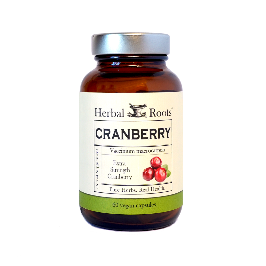 Herbal Roots Cranberry bottle
