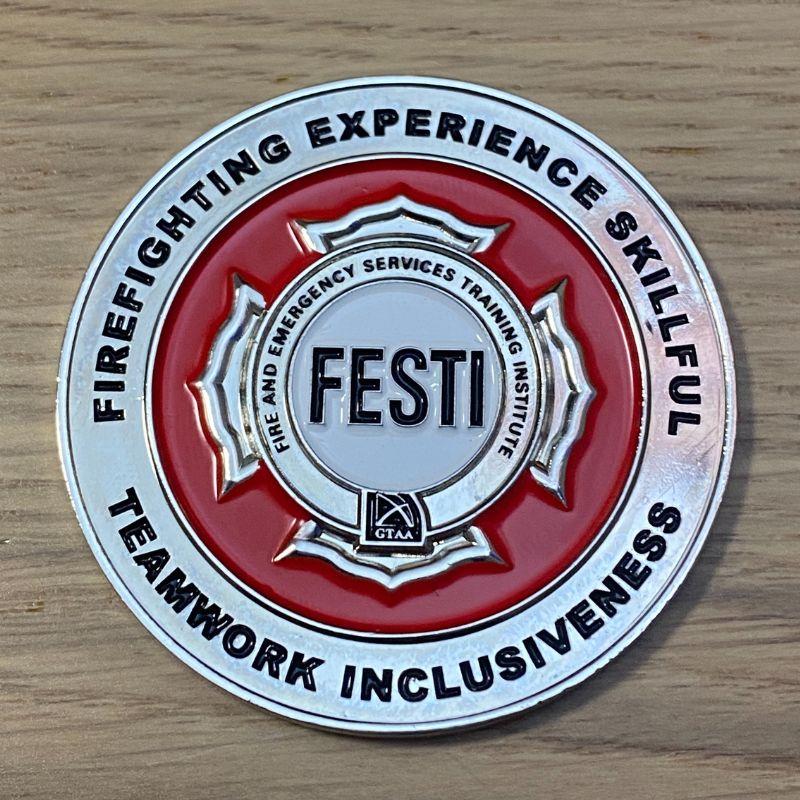 FESTI Firefighting coin photo