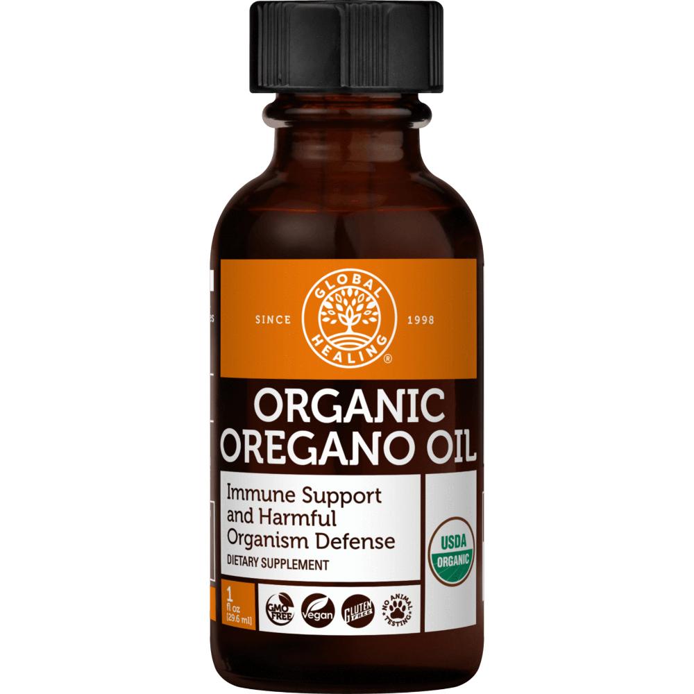 Global Healing Organic Oregano Oil Bottle