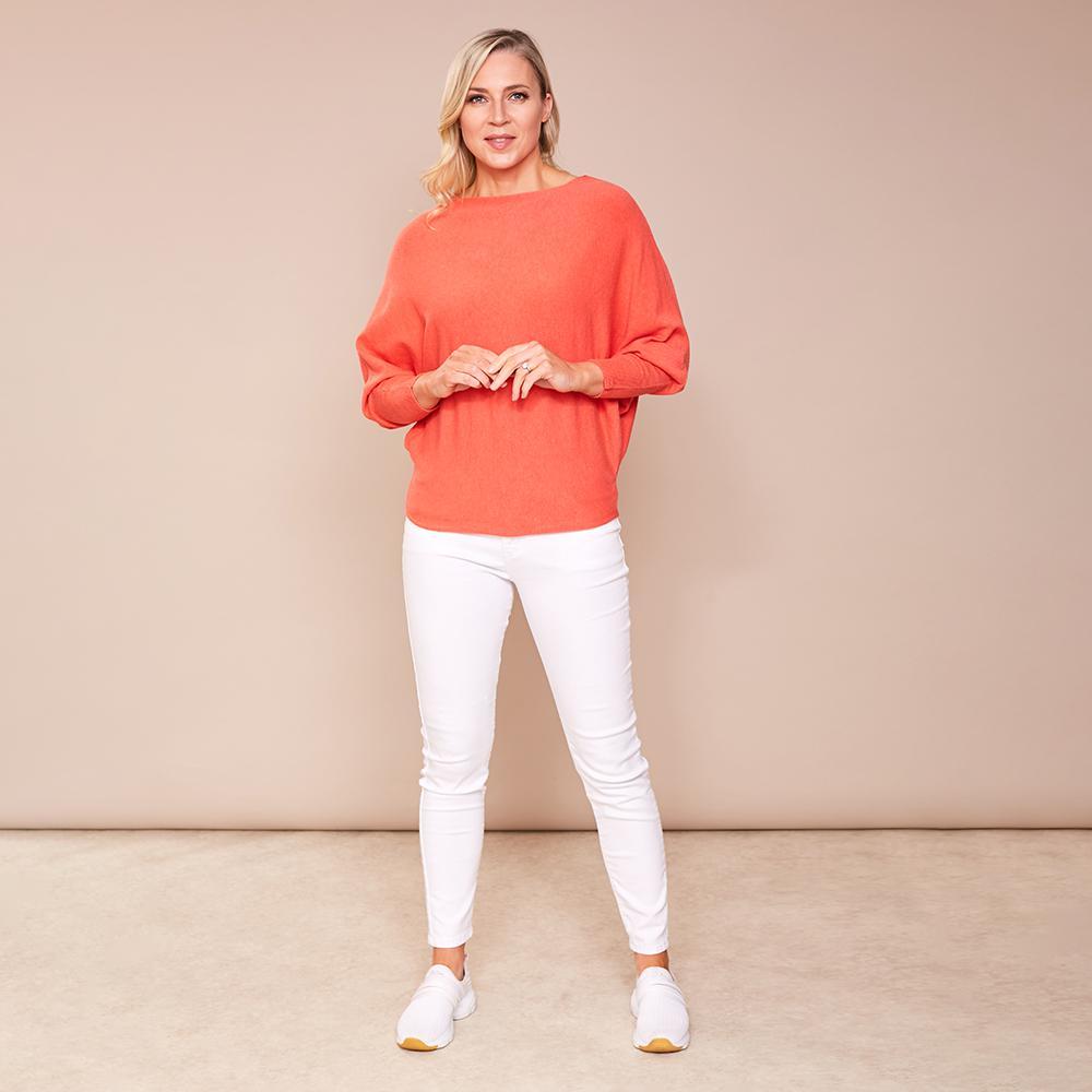 Jenny Boat Neck (Coral)
