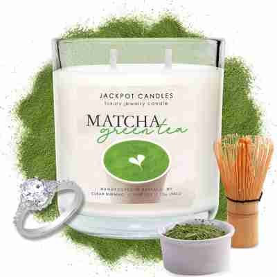 matcha green tea candle