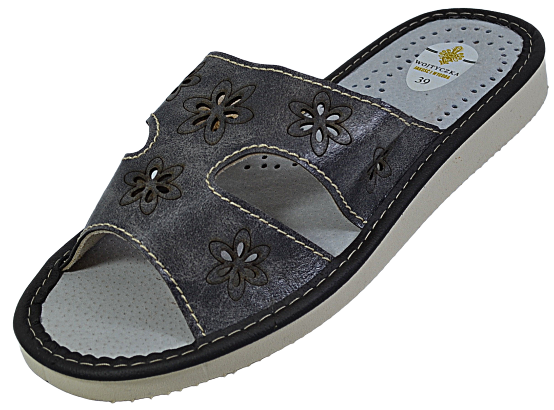 Selene - Women vacation slippers - Reindeer Leather