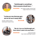customer reviews for SoloStrength wall gym home exercise equipment