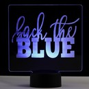 show Support with a Back The Blue LED Sign - yard sign