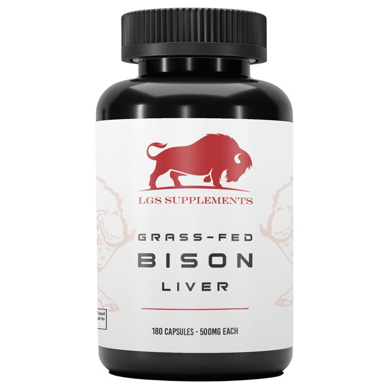 LGS Supplements Bison Liver Capsules 1000mg