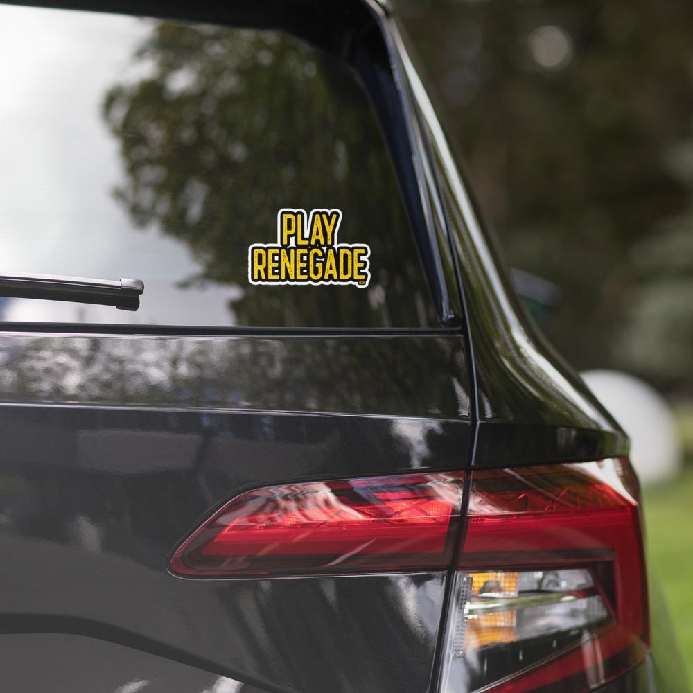 Play Renegade - Vinyl Decal