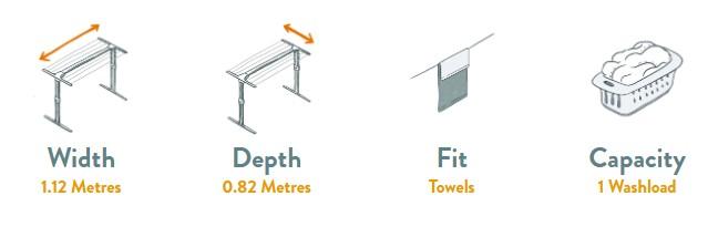 Artweger Twist 140 Clothes Line Airer