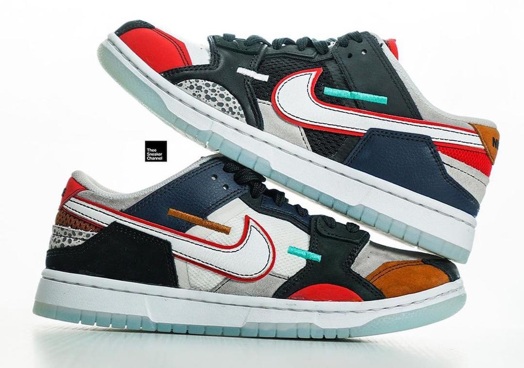 This Nike Dunk Low Glows With Scraps From Leftover Dunk Pieces