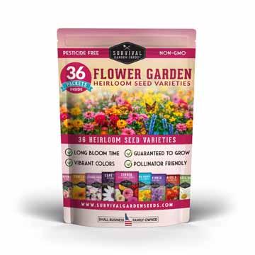 Flower Garden Seed Collection packaging