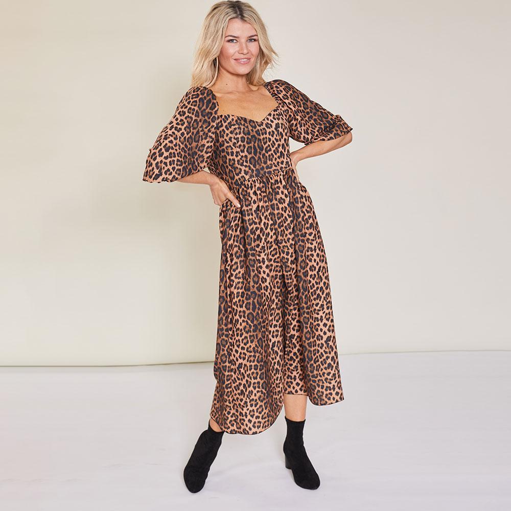 Kadie Leopard Dress (Classic)
