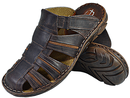 Fado - Mens polish leather sandals - Reindeer leather