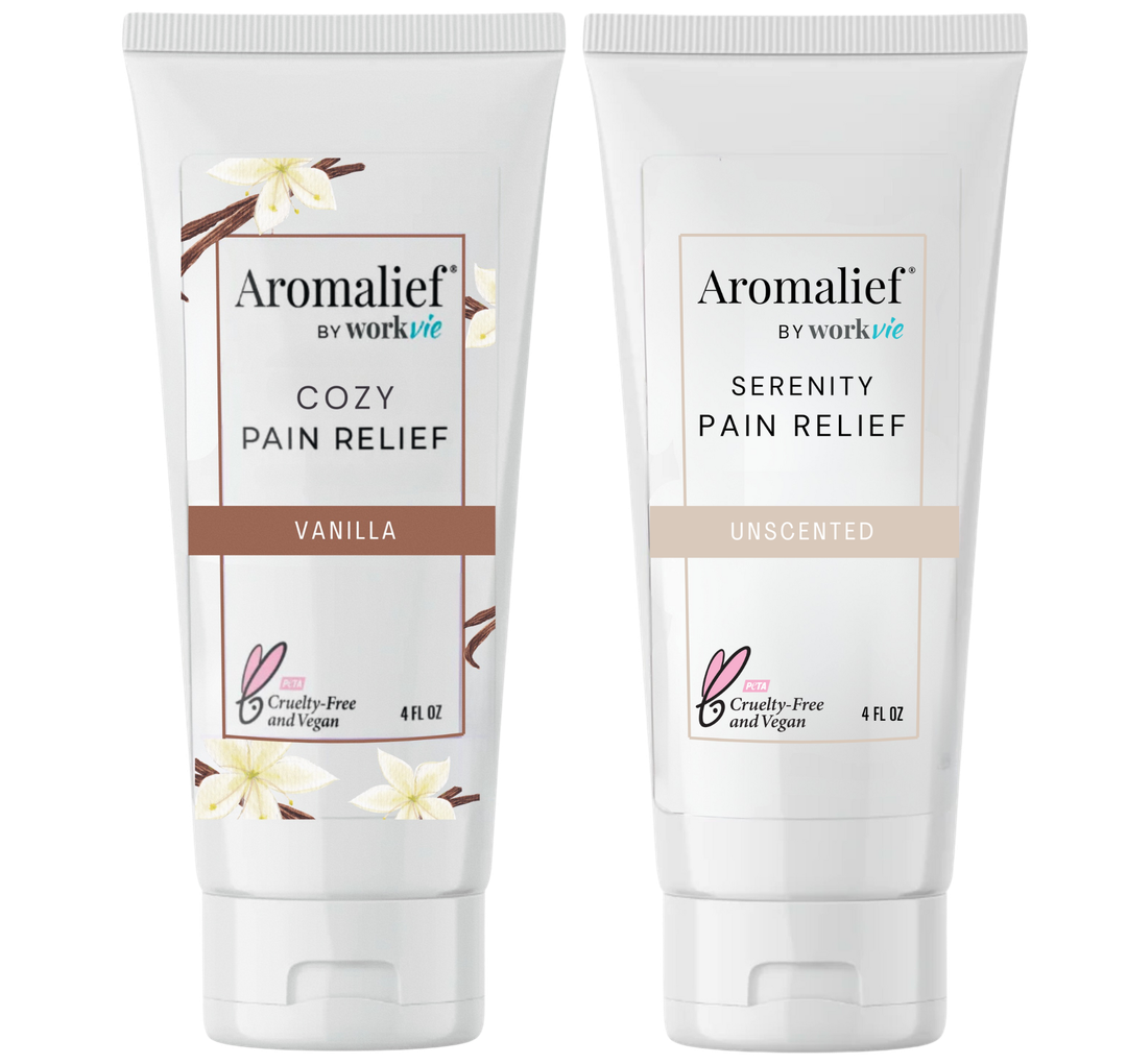 Aromalief Vanilla and Unscented Set in 4oz tubes