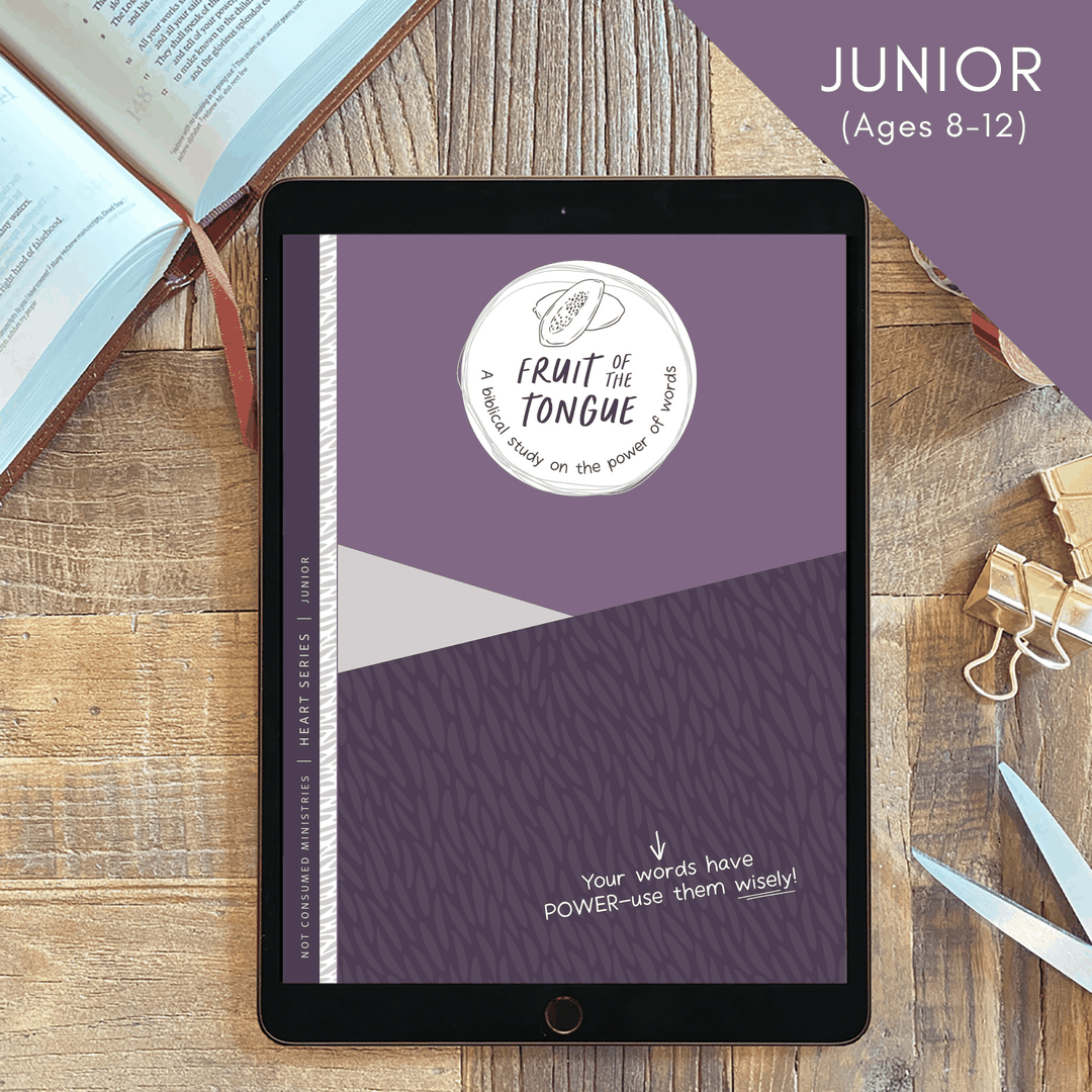 Fruit of the Tongue kids bible study for Junior Level