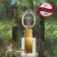 Forest of the Golden Dream bottle in golden forest editorial artwork by Carlo Zambotti