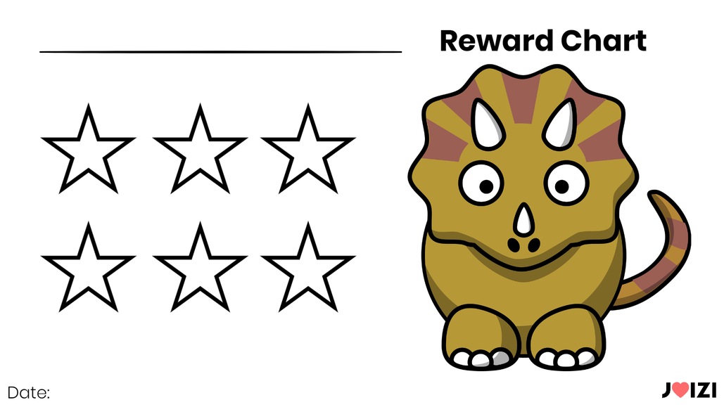 Reward Chart Dinosaur