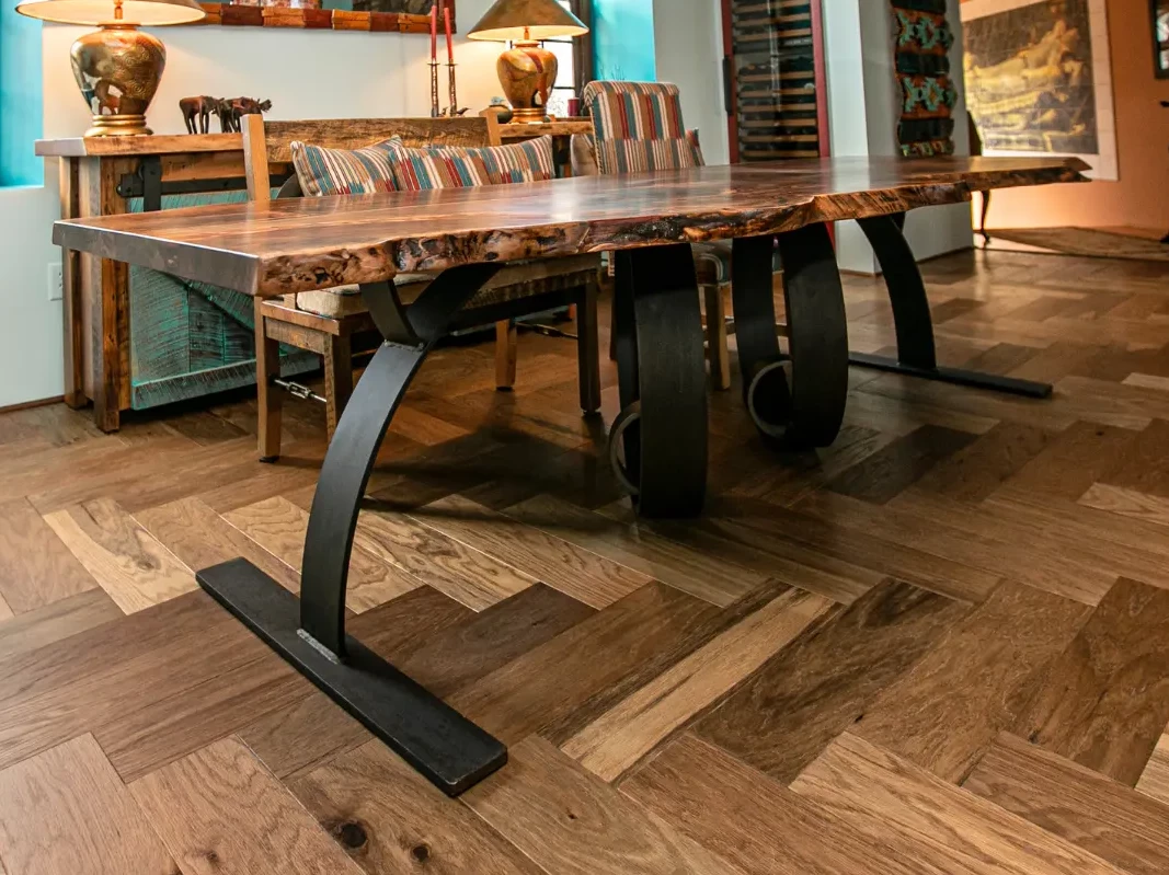 Steel Base for Santa Fe Inspired Table