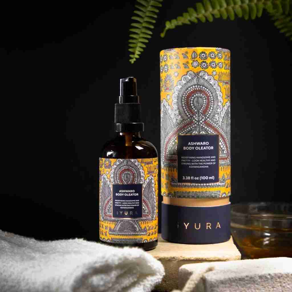 iYURA Rujahari Oil with Ashwagandha & 40 other soothing herbs