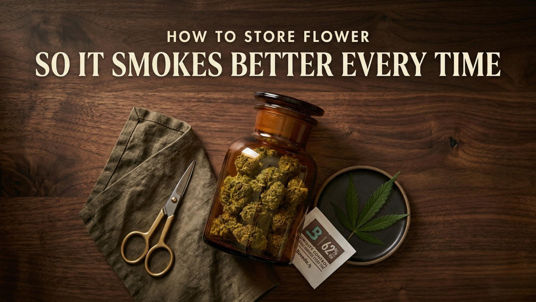 How to Store Flower So It Smokes Better Every Time