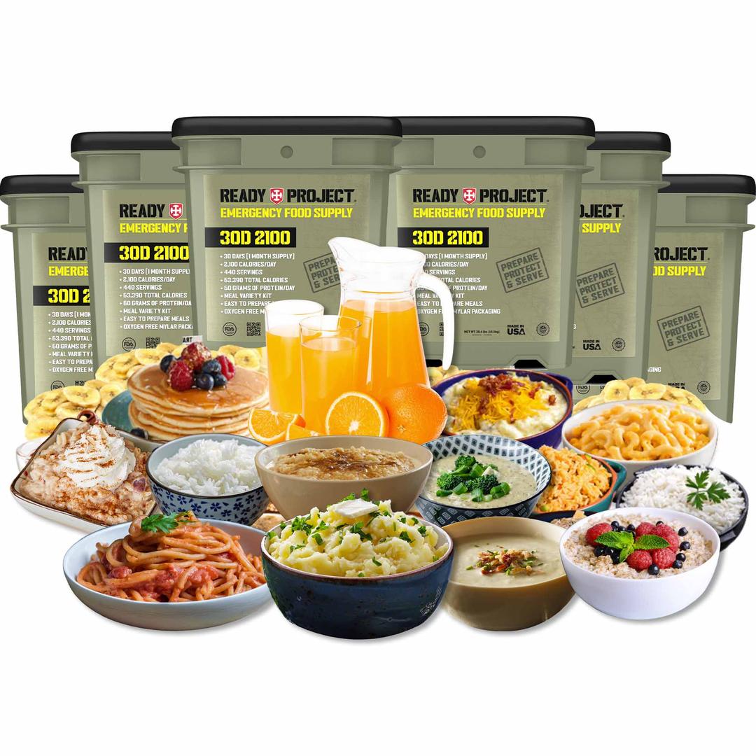 Ready Project® 3 Month (1,320 Serving / 190,170 Calories) Emergency Food Supply TT
