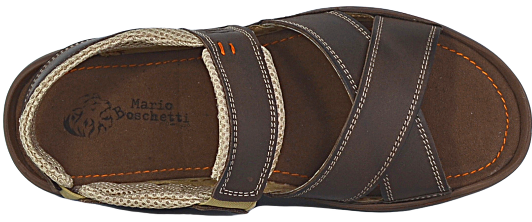 William - Mens vacation leather sandals - Reindeer Leather